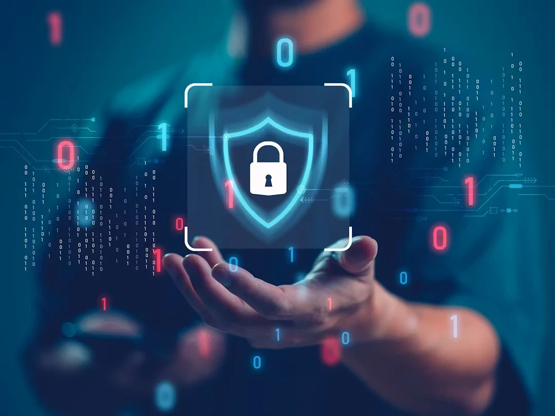 Secure client-side image processing illustration showing 100% private data protection on Free Pic Compressor